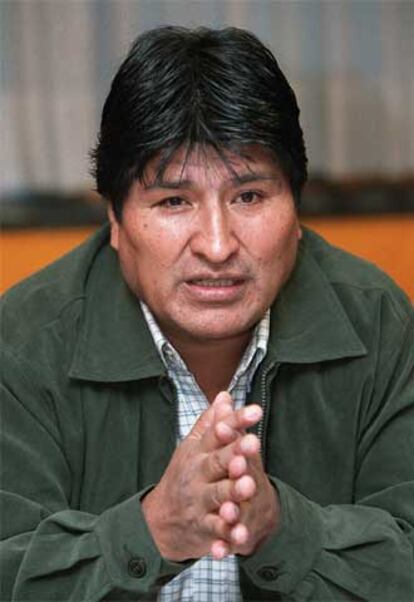 Evo Morales.