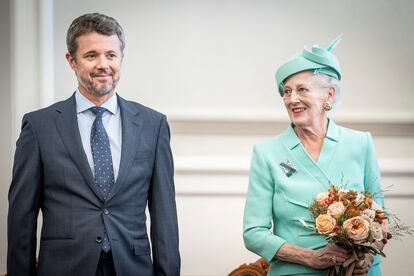 Crown Prince Frederik and Queen Margrethe II