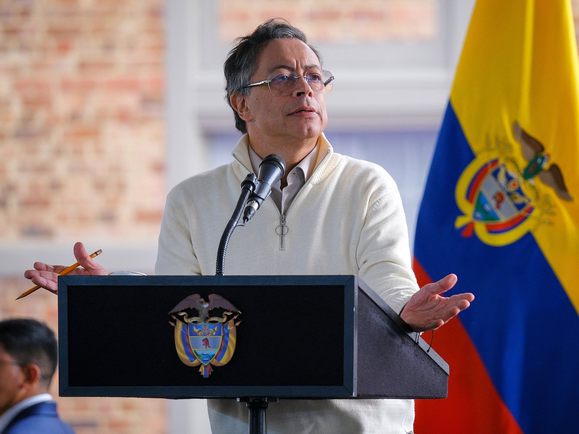 Gustavo Petro llega a Washington para su primera reunión cara a cara con Donald Trump