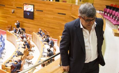 El socialista Modesto Pose, durante el pleno en el que ha sido elegido senador por designaci&oacute;n auton&oacute;mica.