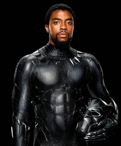Chadwick Boseman en 'Black Panther'. 