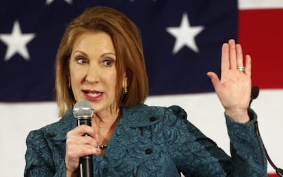 La nueva candidata republicana Carly Fiorina