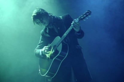 El cantante Pete Doherty, durante un concierto en Estocolmo en enero.