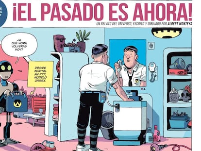 Viñeta de '¡Universo!', de Albert Monteys.