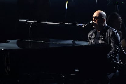 Billy Joel, en los premios Grammy, celebrados en Los Ángeles, California, en febrero de 2024.