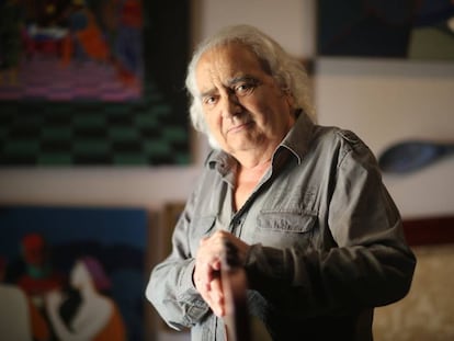 Jordi Grau, en su casa de Madrid en 2015.