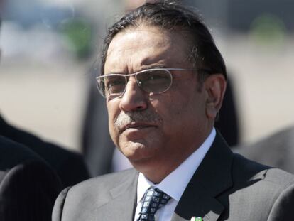 El presidente de Pakistán, Asif Ali Zardari.