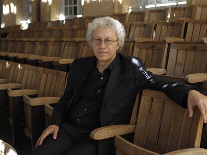 Bernard Foccroulle en el Théâtre de l'Archevêché, el escenario al aire libre en que se inaugura esta noche el Festival de Aix-en-Provence.