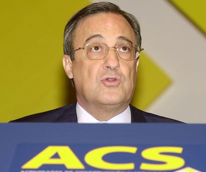 El presidente de ACS, Florentino Pérez.