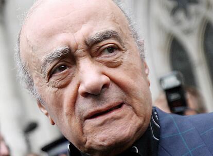 Mohamed Al Fayed, a su llegada al Tribunal de Justicia en Londres para la sesin inicial de la investigacin sobre las muertes de la princesa Diana y Dodi Fayed.