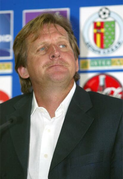 Schuster, durante su presentación en Getafe.