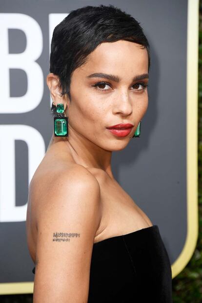 Zoe Kravitz, una de las protagonistas de Big Little Lies, la serie que ha revolucionado la televisión y que se hizo con diversos premios.