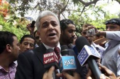 El izquierdista Hamdin Sabahi, líder de la opositora Corriente Popular, en El Cairo (Egipto). EFE/Archivo