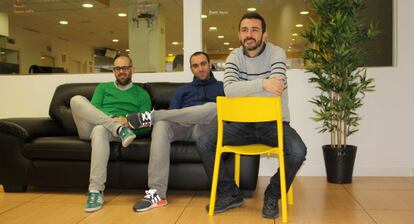 Javier Carpintero, Daniel García y Javier Riquelme, los tres socios fundadores de Appforbrands.