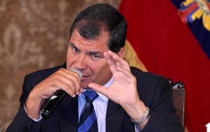 El presidente de Ecuador, Rafael Correa.