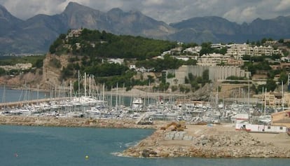 Obras en el puerto de Campomanes de Altea