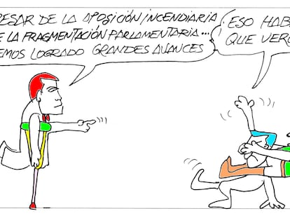 Peridis: avanzar con muletas