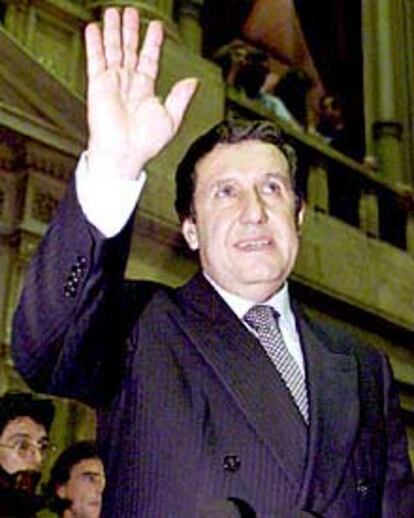 Ramón Puerta, presidente interino de Argentina.