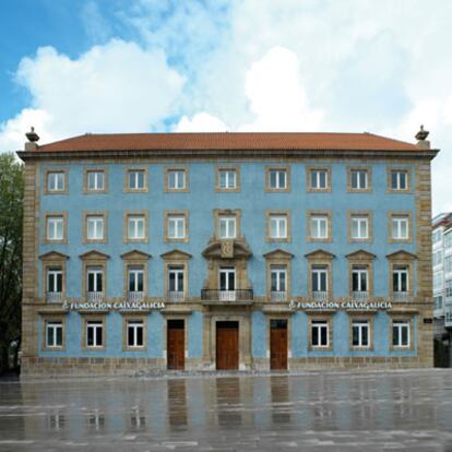 Exterior de la sede de la Fundación Caixa Galicia en Ferrol.