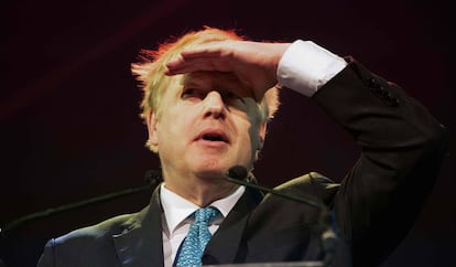 El exministro de Exteriores de Reino Unido, Boris Johnson, la pasada semana. 