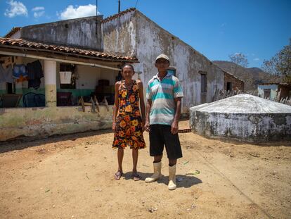 Francisco Monteiro e a esposa, Zuleide de Souza.