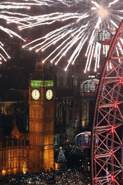 A celebração em Londres.