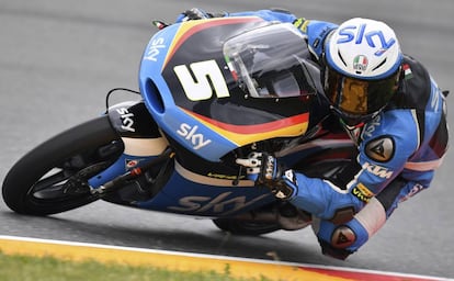 Fenati en eñ GP de Alemania.
