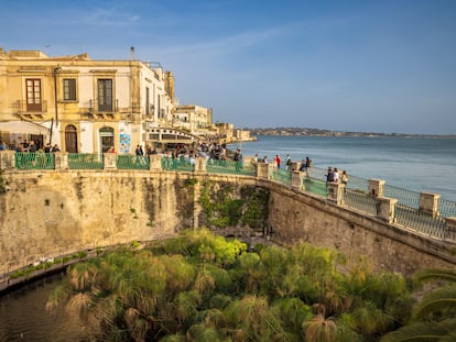 La Font d'Aretusa, a Siracusa (Sicília).