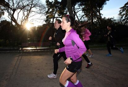 La atleta Amaya Sanfabio.