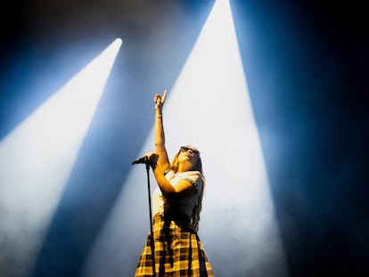 Rigoberta Bandini, durante un concierto en Madrid.