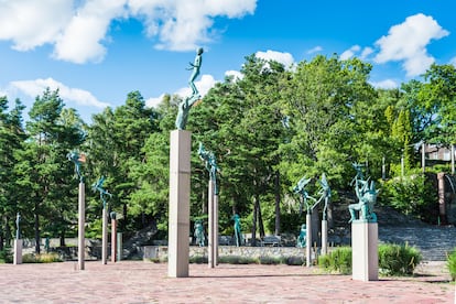 El jardín escultórico del museo Millesgården, la casa y estudio de Carl Milles.