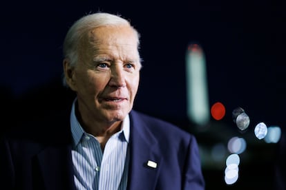 El presidente de Estados Unidos, Joe Biden, este lunes en Washington.