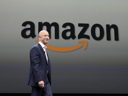 En la imagen, el fundador del portal de ventas online Amazon, Jeffrey P. Bezos. 