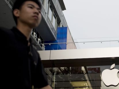 Loja da Apple na cidade chinesa de Shenzhen.