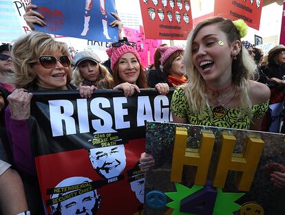 Women&#8217;s March Held In Los Angeles