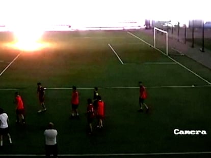 Un joven portero vuelve a jugar tras ser alcanzado por un rayo en el campo