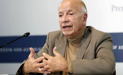 El sociólogo Alejandro Portes, ayer en Oviedo.