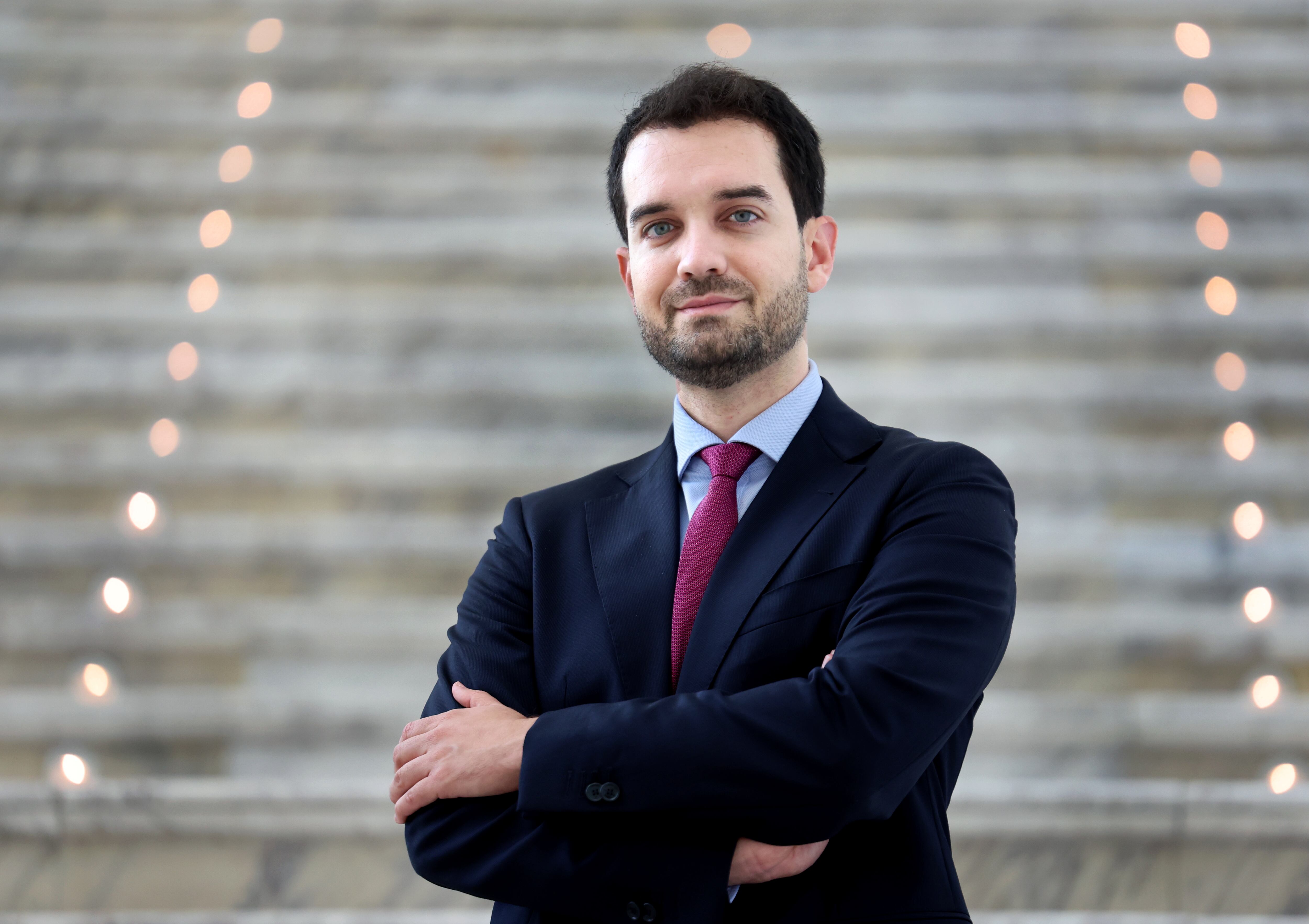 El oftalmólogo Enrique Alfonso Muñoz, esta semana en un congreso de la especialidad celebrado en Madrid. 