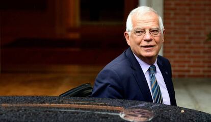 El ministre d'Exteriors, Josep Borrell, divendres a la Moncloa.