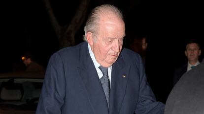 Spain's king emeritus Juan Carlos in February.