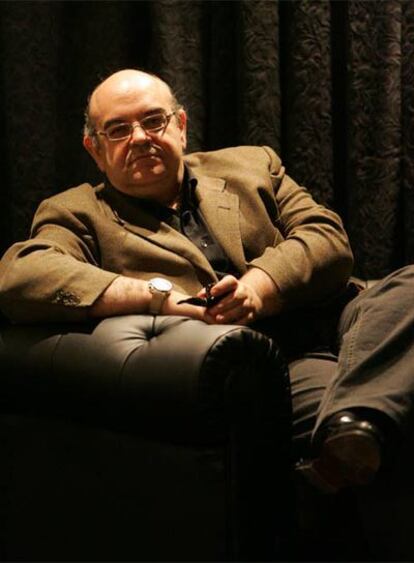Esteban Beltrán, antes de la entrevista