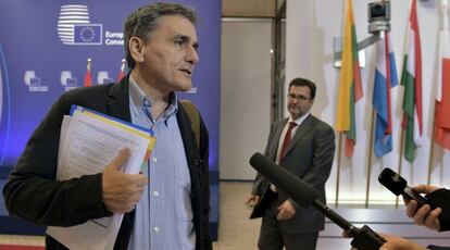 El ministro de Finanzas griego, Euclid Tsakalotos