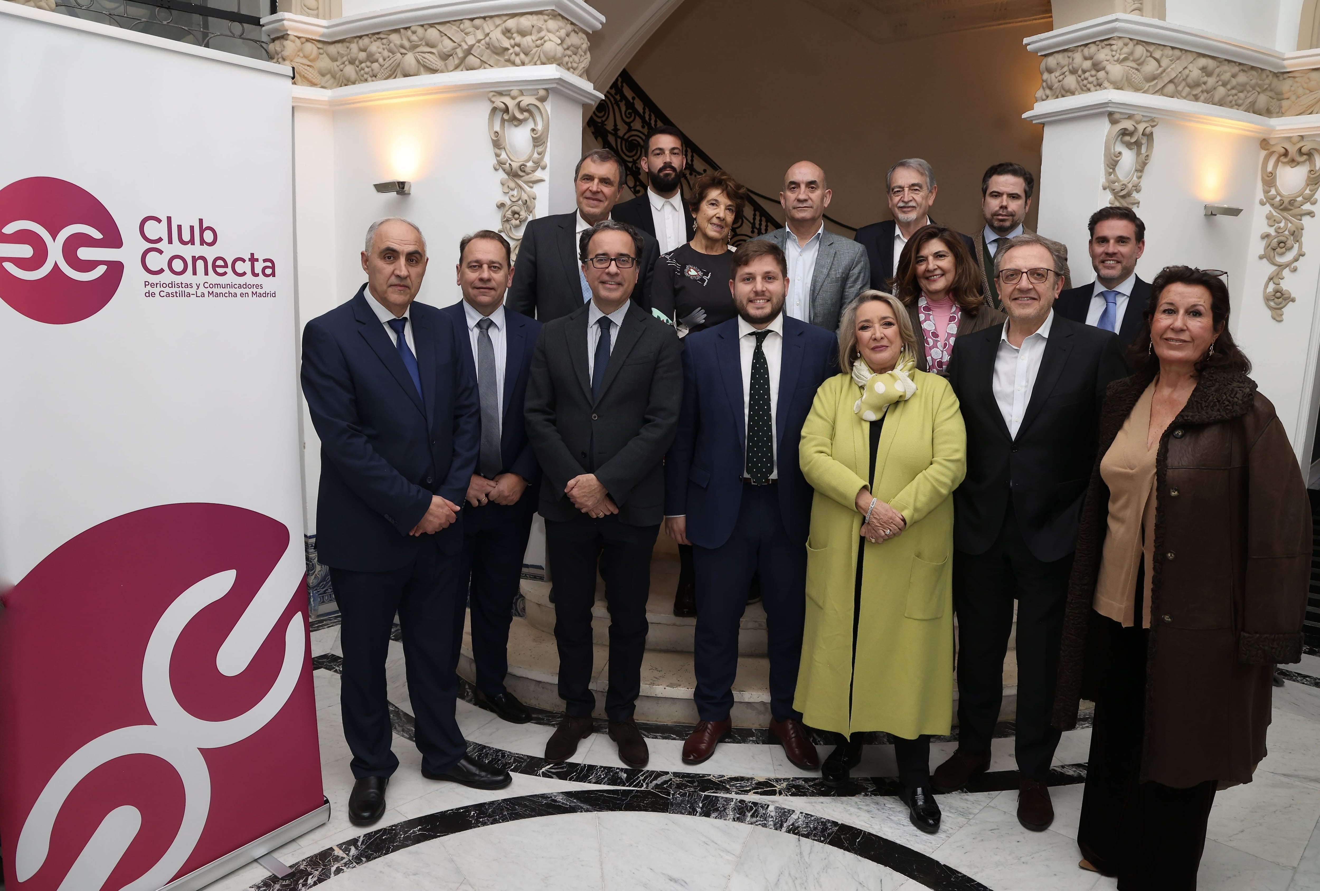 Ignacio Hernando, consejero de Fomento de Castilla-La Mancha con el Club Conecta en Madrid, foto cedida por el Club Conecta.