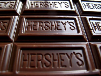 Una chocolatina Hershey&#039;s 