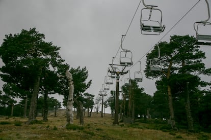 Telesilla del Puerto de Navacerrada el pasado jueves.