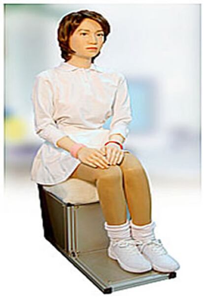 Este robot se encarga de recibir a los asistentes en la Expo 2005. El androide entiende palabras habladas, y está programada para contestar en chino, koreano, inglés y japonés. Al mantener una comunicación con el robot, éste se muestra receptivo con gestos como movimientos oculares y sonrisas.