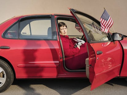 Muestra de autos antiguos (Virginia Occidental, 2016). 