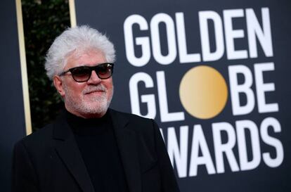 Pedro Almodóvar a su llegada a la alfombra roja. 'Dolor y gloria' no ganó el premio a mejor película extranjera.