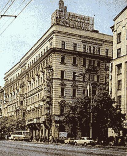 Hotel Lux, de Moscú, donde se alojaban los dirigentes comunistas internacionales en los años treinta y cuarenta.