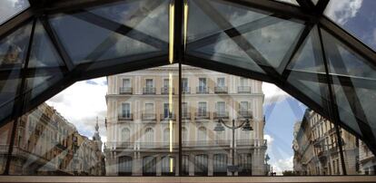 La tienda de Apple, en el número uno de la Puerta del Sol.